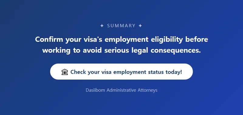 E-7 비자, F-5 영주권, F-6 결혼비자 — 비자 종류별 취업 가능 여부 완전 정리 F-5 Permanent Residence — The Visa with the Most Unrestricted Employment