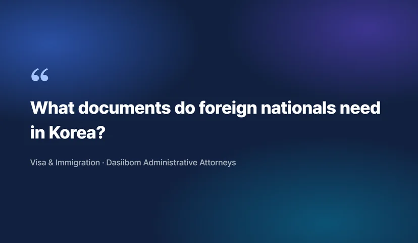 Essential Documents for Foreign Registration Certificate: Preparation from Status Change to Naturalization Application What is a Foreign Registration Certificate?