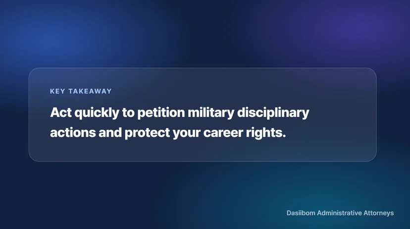 How to Obtain Relief from Military Rank Reduction Through Petition Review: Procedures and Deadlines Petition Review Filing Procedure and Required Documents