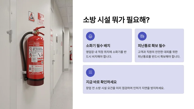 헤어샵 창업 신고 전 반드시 확인해야 할 소방 시설 기준 미용실 개업 신고 시 소방 시설이 필수인 이유