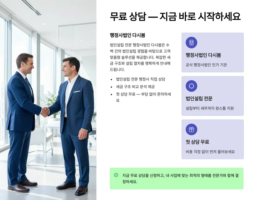 주식회사·유한회사 설립 vs 개인사업자, 세금 차이로 선택하는 법 연 소득 구간별 세금 비교 — 언제 법인을 설립해야 할까?