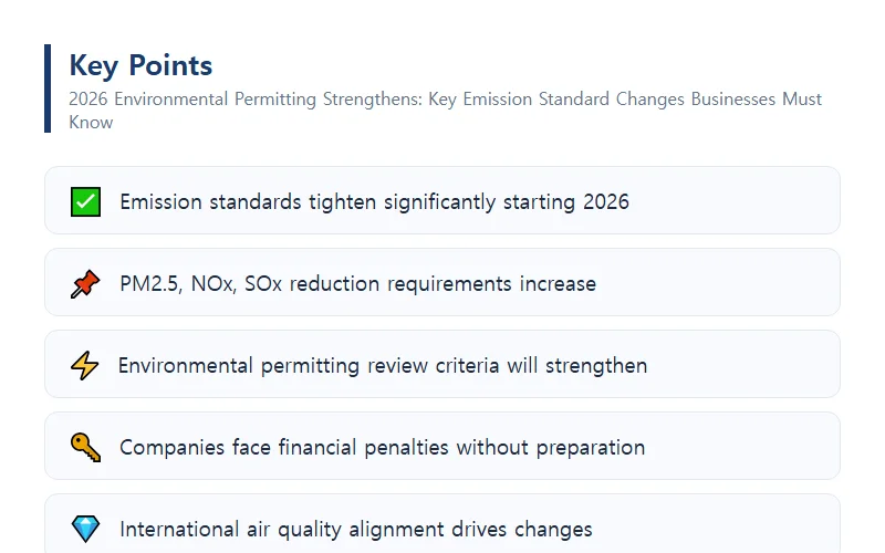 2026 Environmental Permitting Strengthens: Key Emission Standard Changes Businesses Must Know Background on Strengthening Emission Standards Under the Air Quality Preservation Act