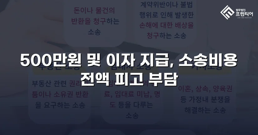 차용증 없이도 500만 원 전액을 돌려받다