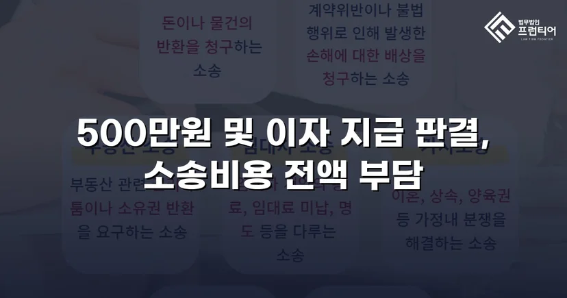차용증 없이도 500만 원 전액을 돌려받다