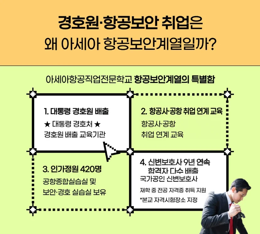 항공보안계열 안내 이미지