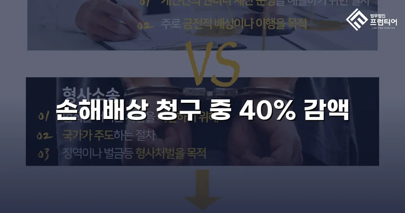 상간소송 위자료 2,500만 원 청구, 40% 감액으로 방어한 사건
