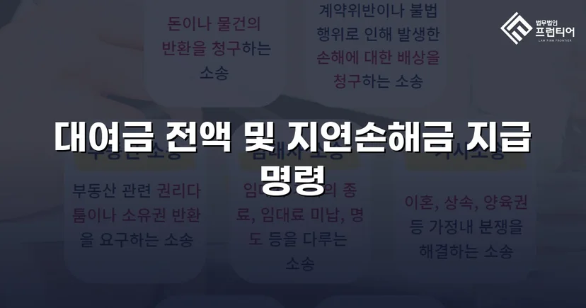 변제기 미도래 채권까지 전액 인용, 3,100만 원 대여금 승소