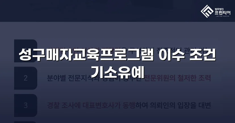 성매매 혐의 입건, 전과 없이 기소유예로 마무리한 사건