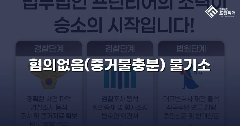 공중밀집장소추행 혐의, 증거불충분 혐의없음으로 뒤집다