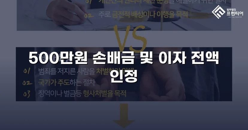 차용증 없이도 500만 원 전액을 돌려받다