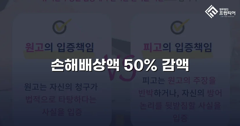 3천만 원 손해배상 청구, 절반으로 줄인 결과