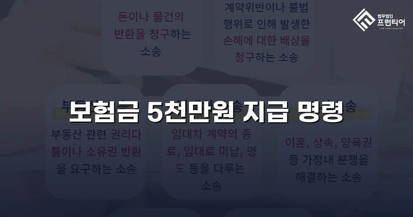 보험사의 자살 주장을 뒤집고 사망보험금 5,000만 원 지급 판결