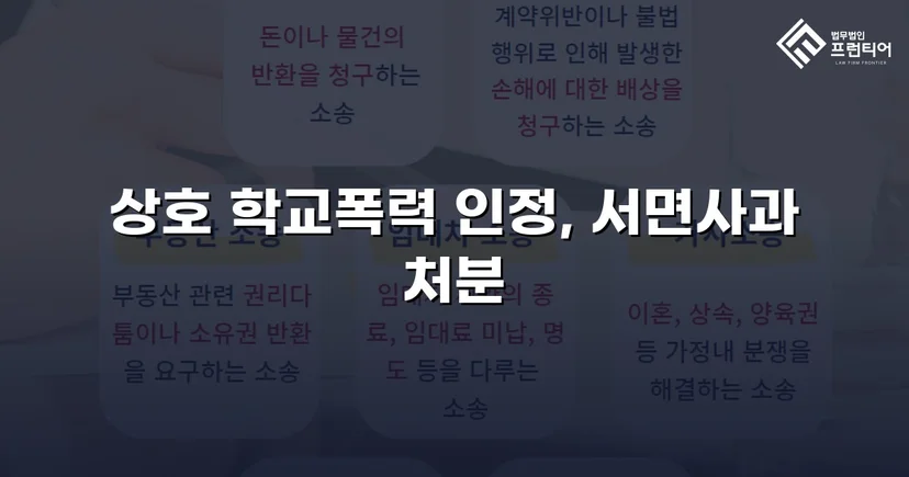 따돌림 주도 혐의, 증거 부족 입증으로 서면사과 조치에 그친 학교폭력 사건