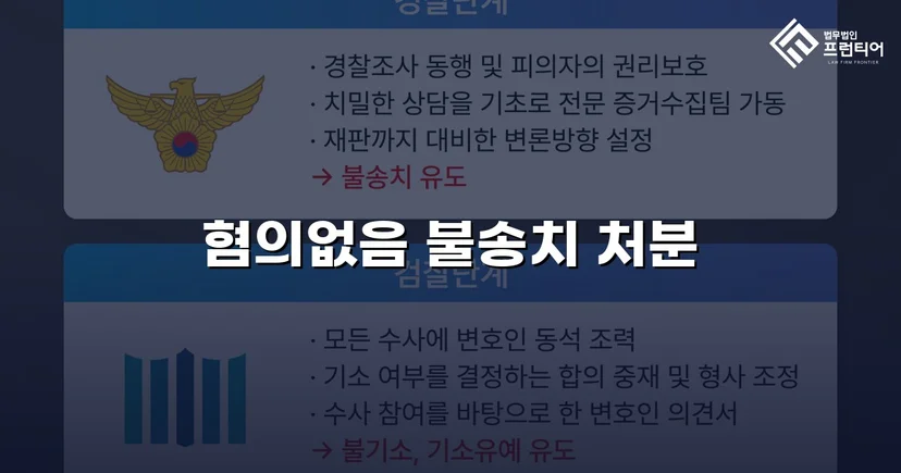 강간 고소, 증거 분석으로 혐의없음 불송치 결정 이끌어내다