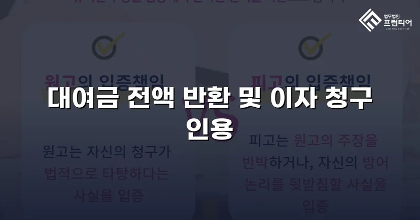 5천만 원 대여금, 연대책임 인정으로 전액 반환 명령 받다