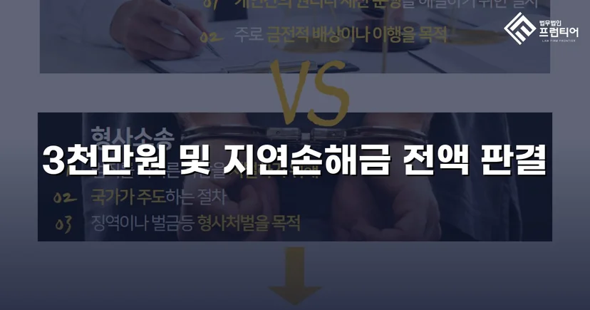 채무 분쟁 손해배상 청구, 3천만 원 전액 승소 판결