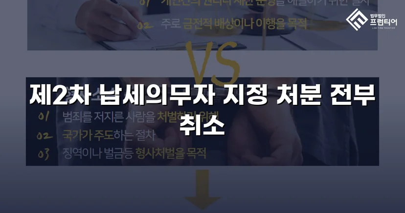주식만 보유했을 뿐, 제2차 납세의무자 지정 처분 취소 성공