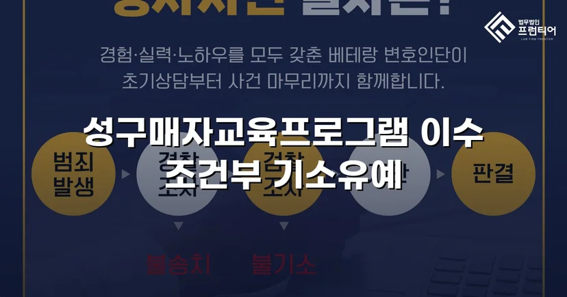 성매매 혐의 입건, 전과 없이 기소유예로 마무리한 사건