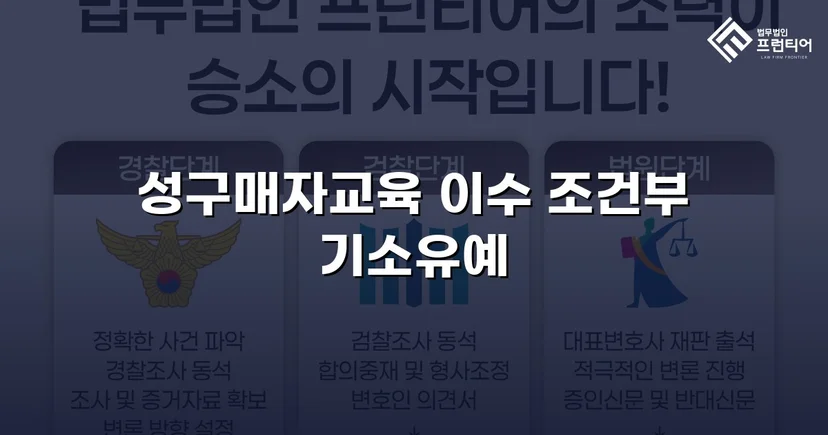 성매매 혐의 입건, 전과 없이 기소유예로 마무리한 사건