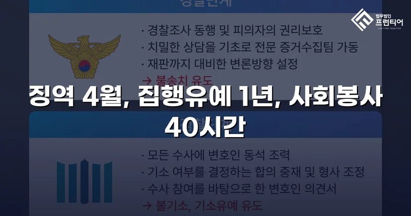 절도 전력에도 집행유예, 야간주거침입절도미수에서 실형을 피한 사건