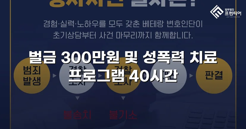 징역형 위기의 업무상 추행, 벌금형으로 마무리된 사건