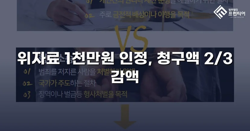 상간소송 3천만 원 청구, 위자료 감액으로 피고 방어 성공