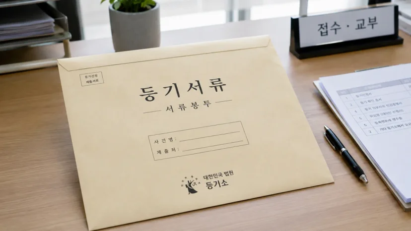 음주운전 3회|대한민국 법원 등기소 제출용 등기서류 봉투와 관련 서류
