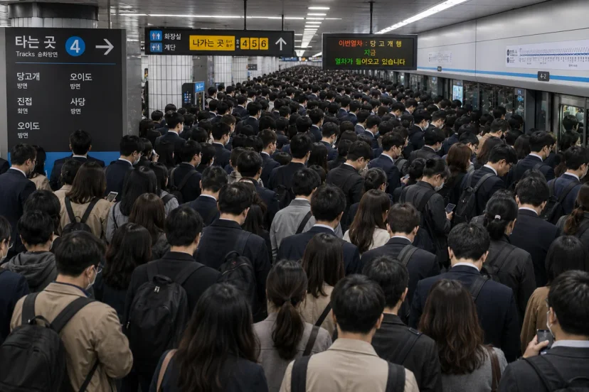 교통사고 형사합의|출퇴근 시간대 4호선 지하철역의 극심한 인파
