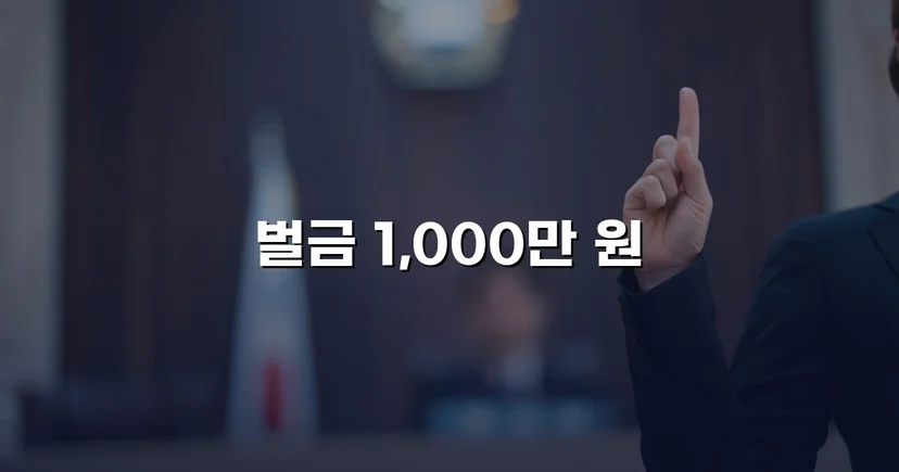 도주치상·사고후미조치, 실형 위기에서 벌금형으로 마무리
