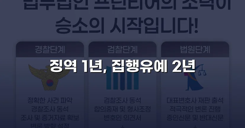 필로폰 2회 매수·4회 투약, 실형 위기에서 집행유예를 이끌어낸 변론