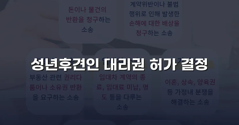 법원 허가를 이끌어낸 성년후견 처분명령 청구 인용 사례