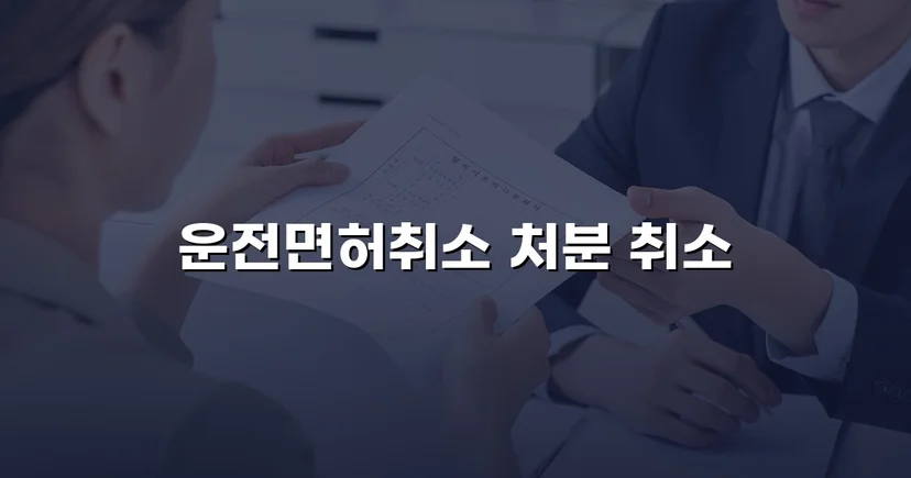 킥보드 음주운전 면허취소, 행정심판으로 처분 취소된 사건