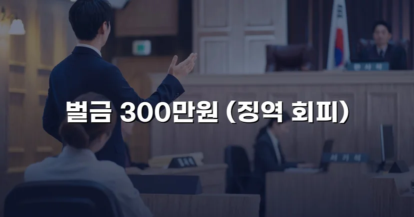 무면허 화물차 운전, 실형 위기에서 벌금형으로 마무리
