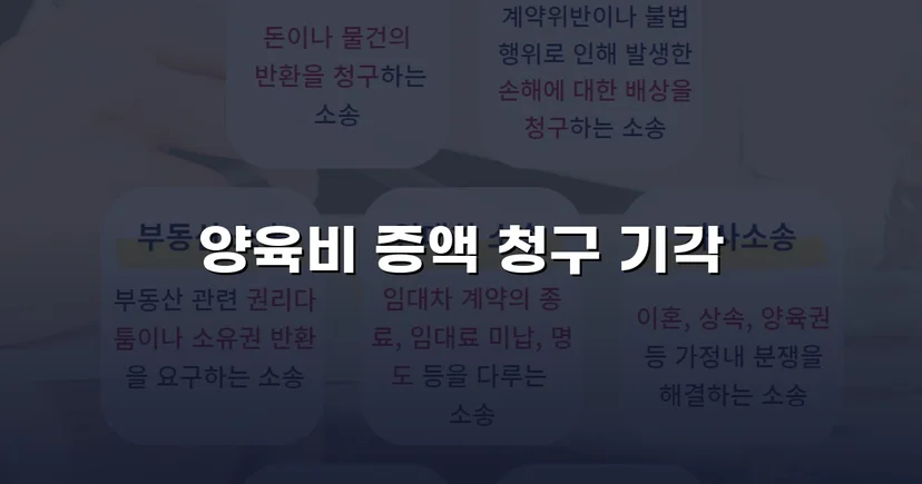 양육비 증액 청구 맞서 기각 이끌어낸 변호 전략