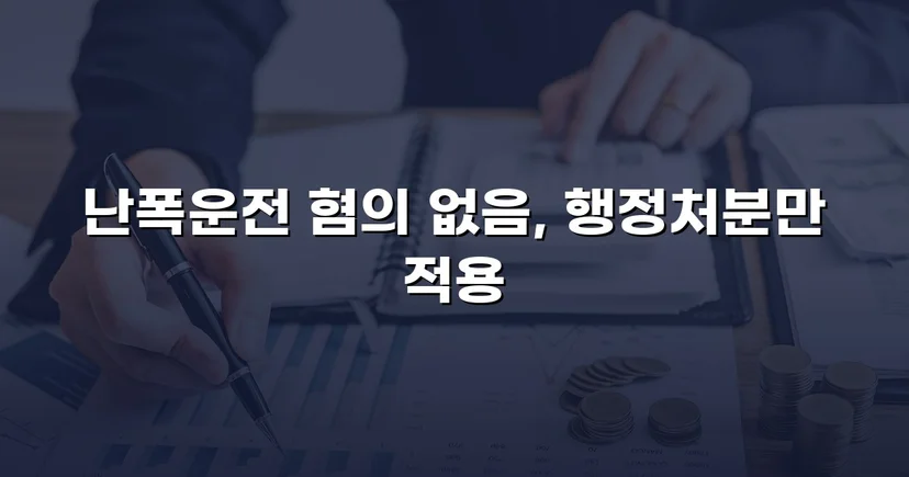 영상 증거가 있었음에도, 난폭운전 혐의 불송치로 이끈 변론