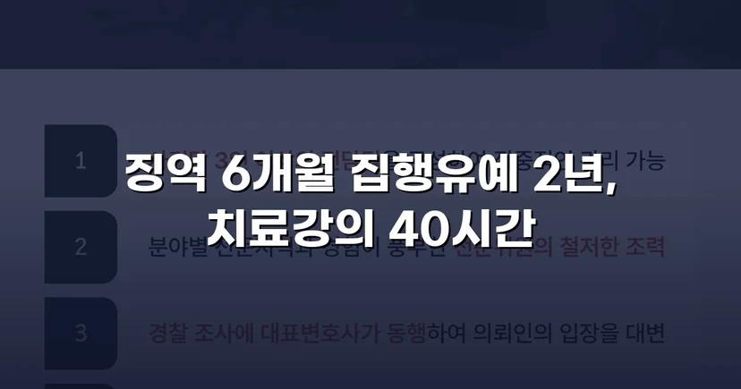 아청법·스토킹 혐의, 집행유예로 실형을 막아낸 사건