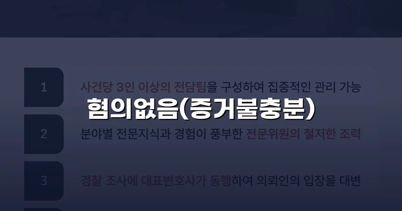공중밀집장소추행 혐의, 증거불충분 혐의없음으로 뒤집다