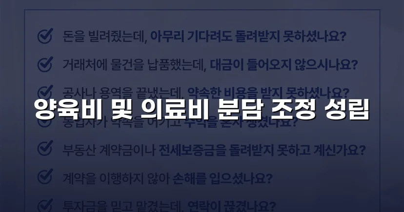 불리했던 양육비 분쟁, 조정으로 자녀 권익 되찾다