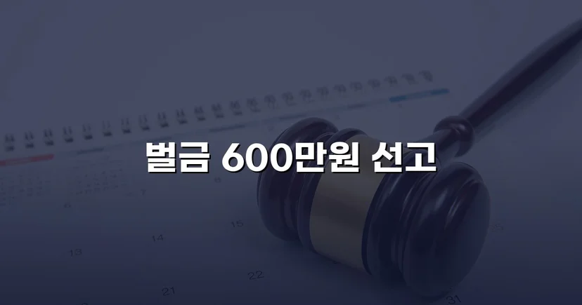 면허취소 기준 초과 음주운전, 벌금형으로 마무리한 사건