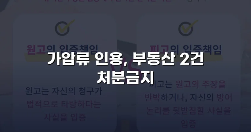 이혼 재산분할, 가압류 인용으로 채무자 처분 막아낸 사건