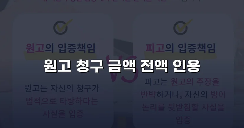 차용증 없이도 1,860만 원 전액 돌려받은 대여금 소송