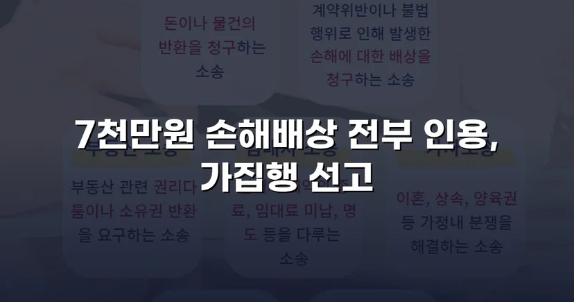 7천만 원 대여금, 잠적한 회사를 상대로 전액 회수한 사건