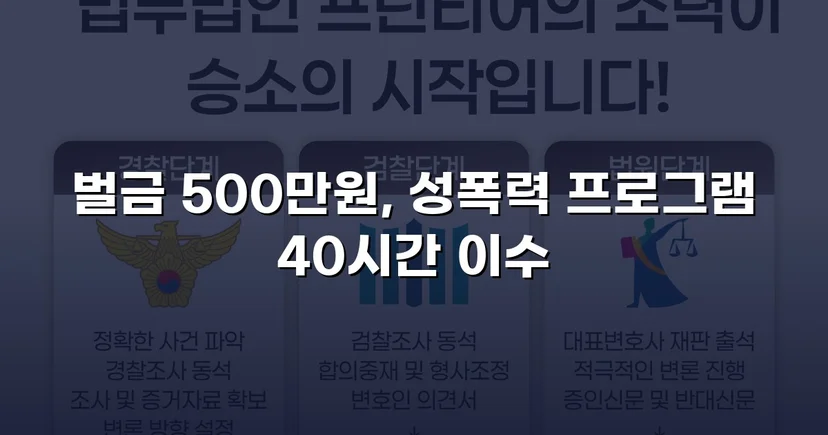 통신매체이용음란 혐의, 벌금형으로 마무리한 변호 전략