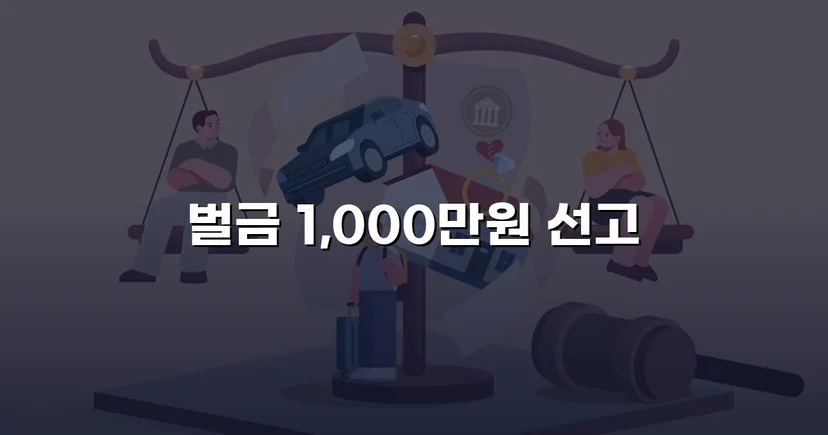 위험운전치상·음주운전, 징역 위기에서 벌금형으로 마무리