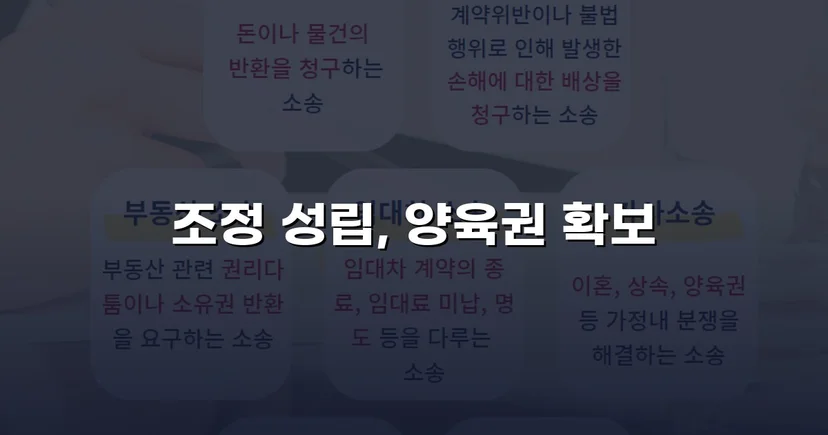 불리한 조건 속에서도 양육권자 지정에 성공한 이혼 조정 사례