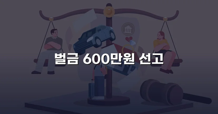 면허취소 기준 초과 음주운전, 벌금형으로 마무리한 사건