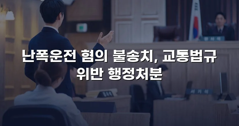 영상 증거가 있었음에도, 난폭운전 혐의 불송치로 이끈 변론