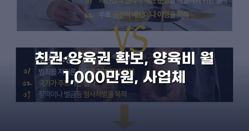 상대방이 제시한 양육비, 조정에서 2배로 뒤집었습니다