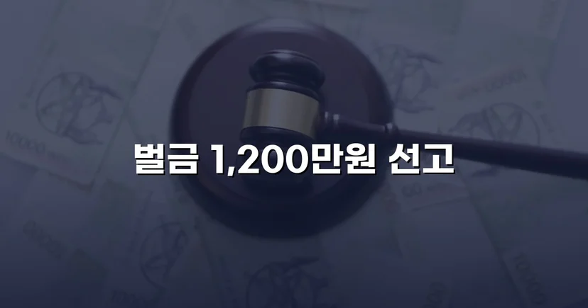 음주측정 4회 거부에 동종 전과까지, 벌금형으로 마무리한 사건