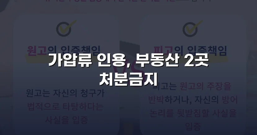 이혼 재산분할, 가압류 인용으로 채무자 처분 막아낸 사건